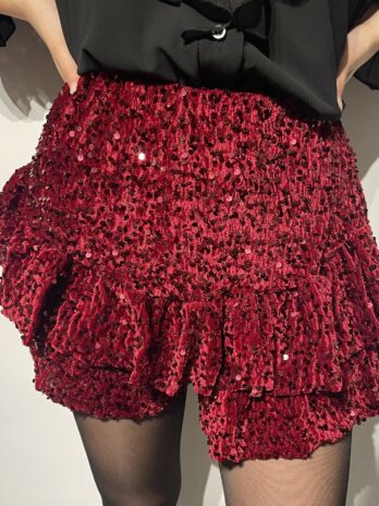 Jupe Short Rouge 